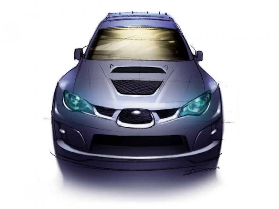  Subaru Impreza WR-Car Sketch 2006 года  (фото 3 из 3)